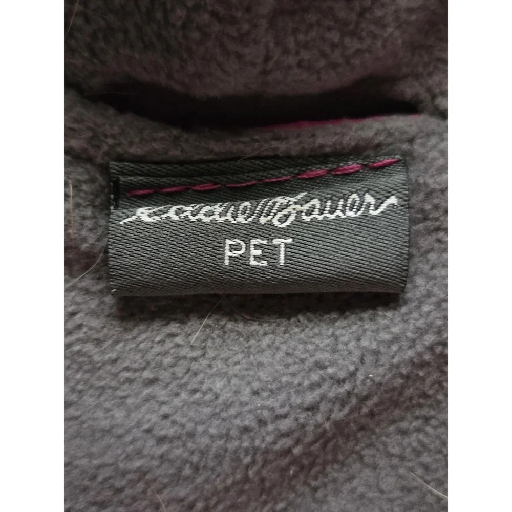 NEW Eddie Bauer Hooded Dog Pet Lined Parka Jacket Coat Hood Pink Large 18-21
